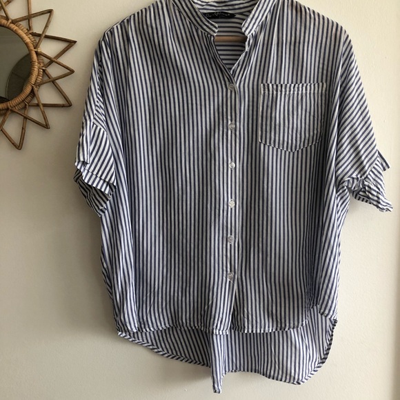 Velvet Heart Tops - Striped button down | size S